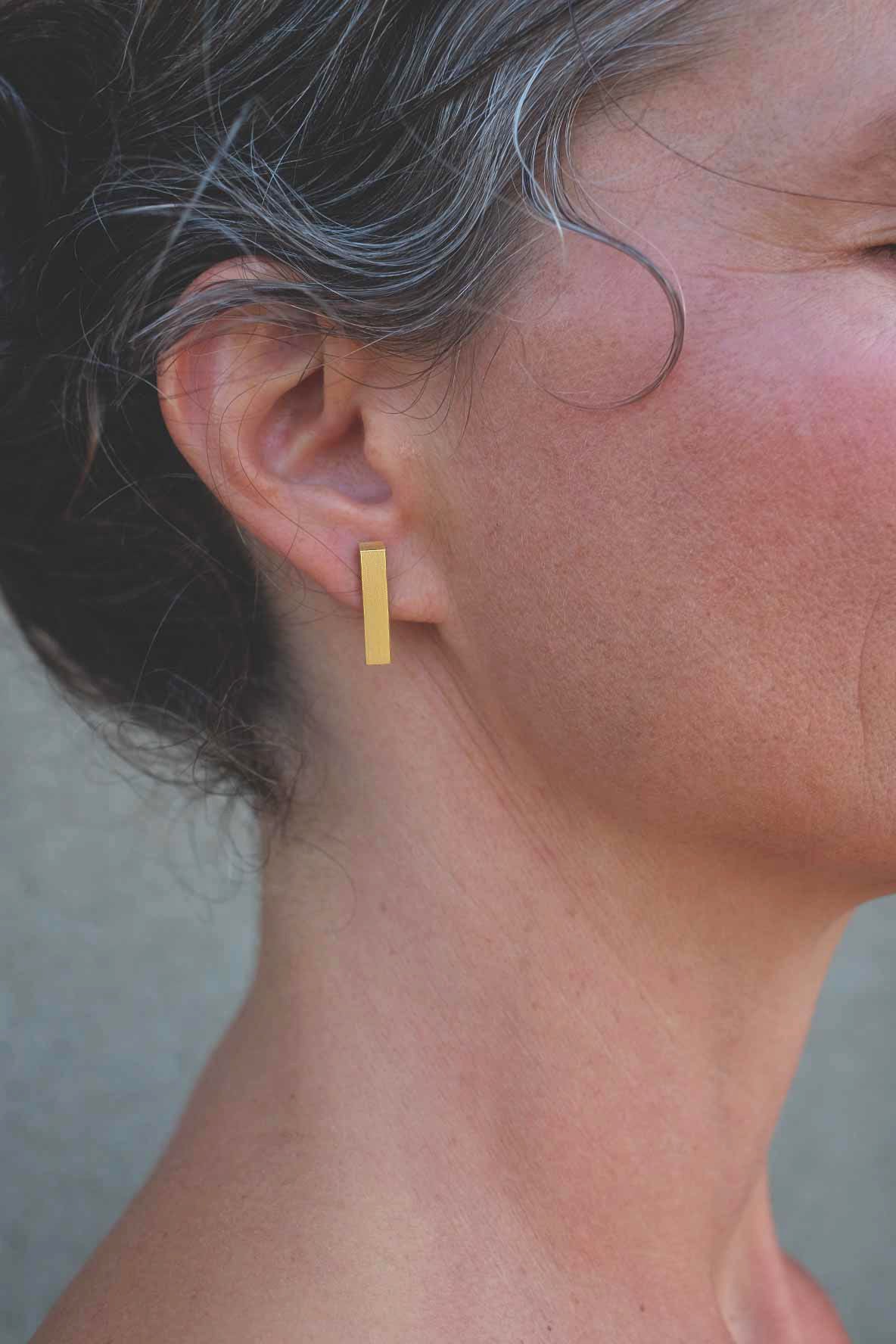 THE FLAT BRICK EARRINGS